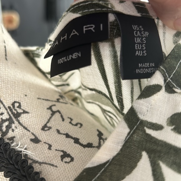 Nwt Tahari Linen dress with side pockets - Picture 6 of 6